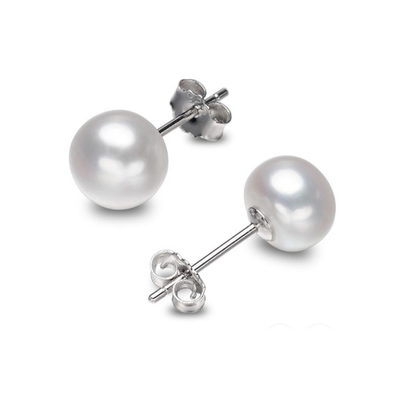 Jewelry - Sterling Silver Faux Pearl Studs
